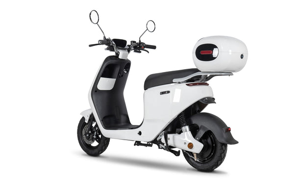 Emmo-ADO-Electric-Scooter-Moped-EBike-WHITE-REAR