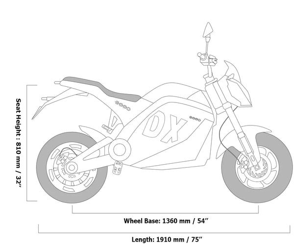 Emmo-DX-Electric-Motorcycle-EBike-Adjustable_Brake_Levers-DX-Geometry-1-Side