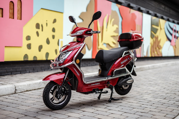 Emmo-Hornet-X-I-Electric-Scooter-Moped-EBike-red-front-left