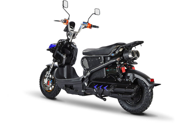 Emmo-Monster-S-72V-Scooter-Moped-EBike-Blue-Rear