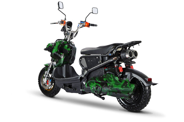 Emmo-Monster-S-72V-Scooter-Moped-EBike-Camo-Rear