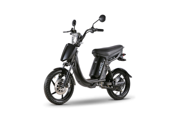 Emmo-Urban-T2-electric-moped-ebike-black-front