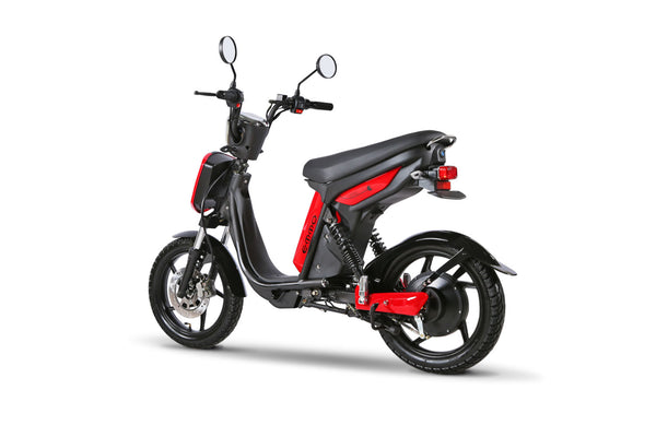 Emmo-Urban-T2-electric-moped-ebike-red-rear