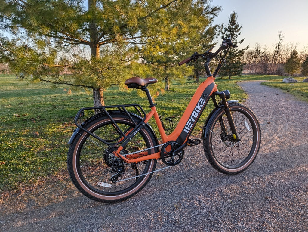 Heybike-Cityrun-Step-Thru-Commuter-Ebike-Orange-Gravel-Bike