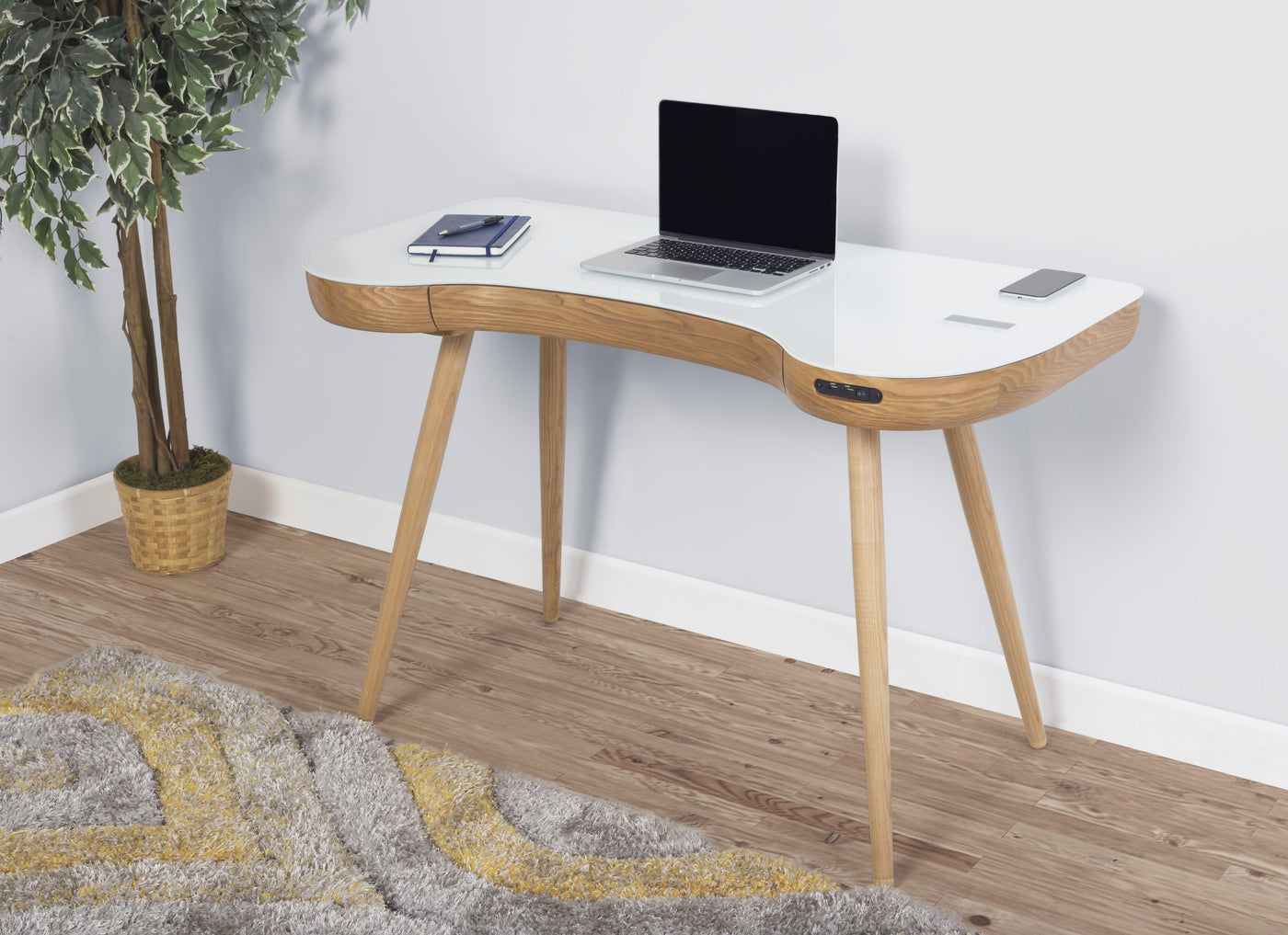 Jual San Francisco Smart Desk With Speakers And Wireless Charging
