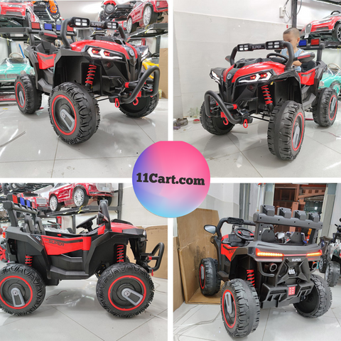 Children Electric Jeep  | Kids Riding jeep | 4*4 Wheel Drive LBB 985 Red