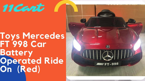 Mercedes ft998 Car Battery Operated Ride On 12V With Remote Control 