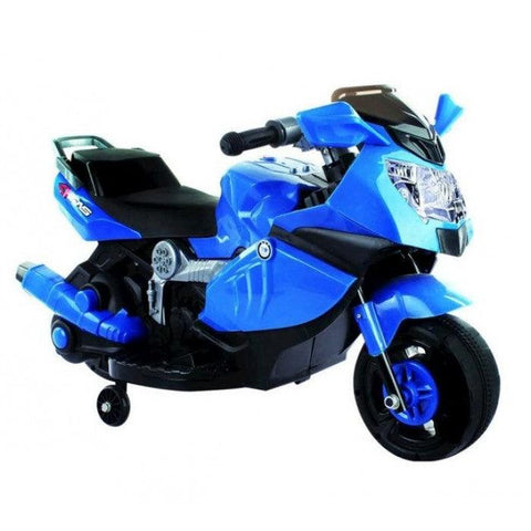 Battery Operated Ride on BMW Kids Bike - Blue