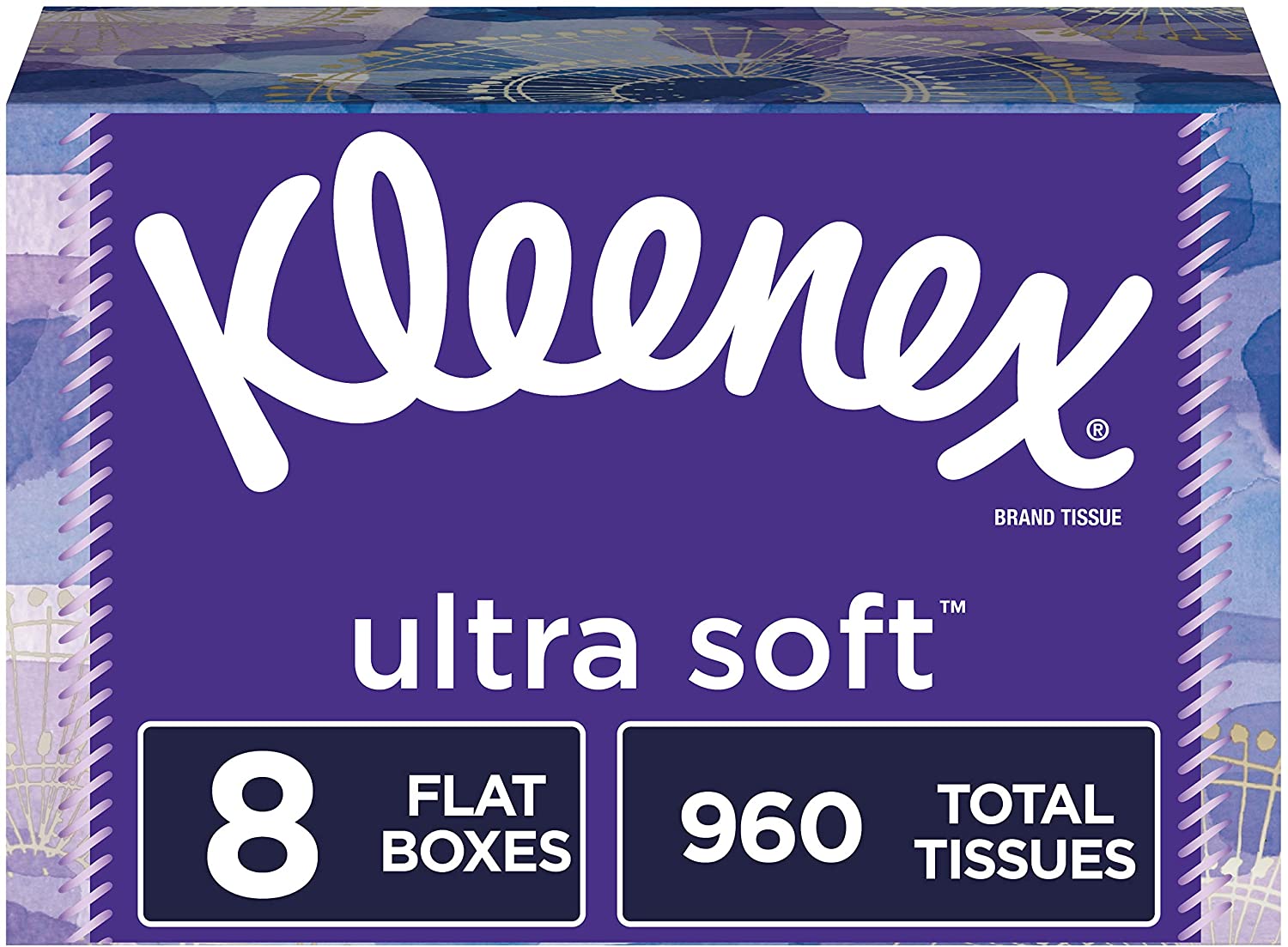 Kleenex Soft Facial Tissues, 8 Rectangular Boxes, 120 Tissues pe | Africa Shop