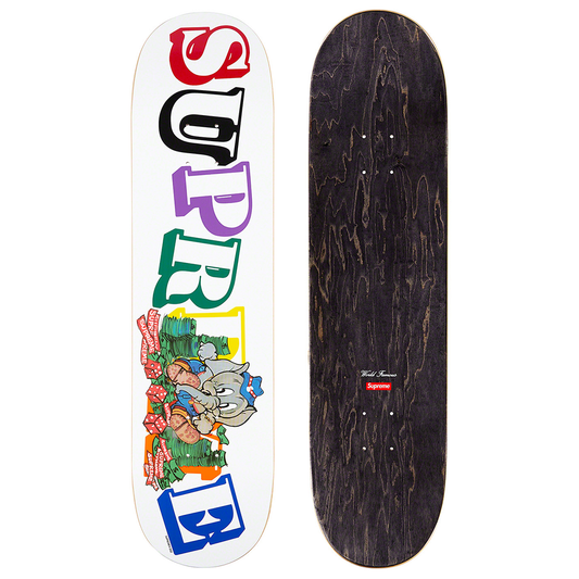 Supreme Elephant Skateboard Deck Black – chananofficial