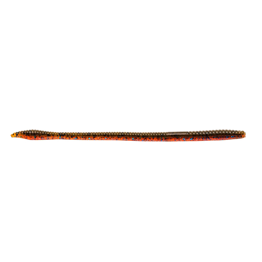 NetBait BaitFuel Infused T-Mac Straight Tail Worm Kentucky Special / 6 1/2"
