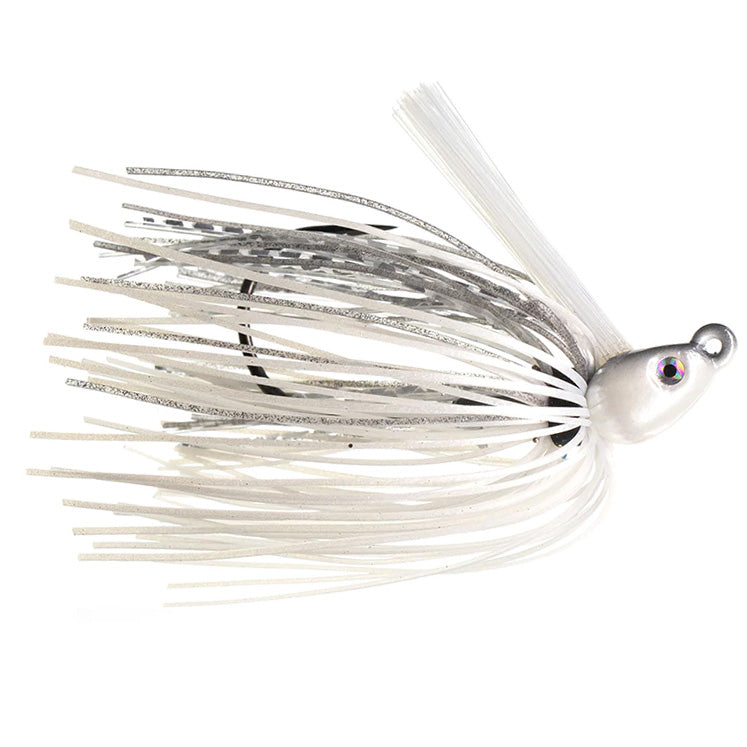 Dirty Jigs Swim Jig 1/4 oz / Pearl Ghost Shiner