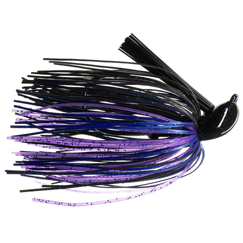 Dirty Jigs Tour Level Pitchin' Jig 1/2 oz / Black Blue & Purple