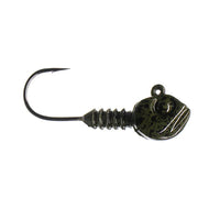 Dirty Jigs Matt Stefan Guppy Head 1/4 oz / Green Pumpkin / 1/0