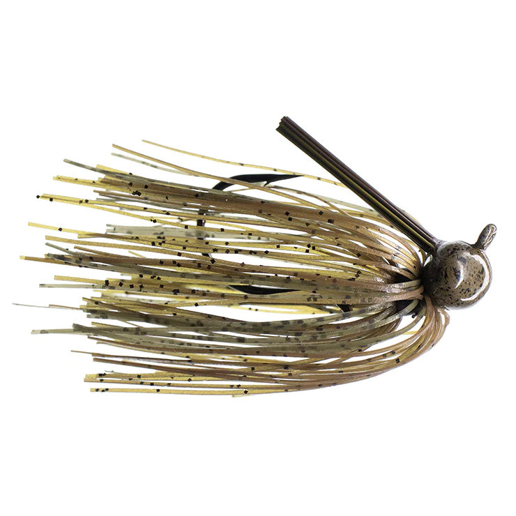 Dirty Jigs Tour Level Skirted Football Jig 3/4 oz / Green Pumpkin