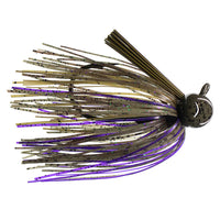 Dirty Jigs Tour Level Skirted Football Jig 1/2 oz / Green Pumpkin Candy