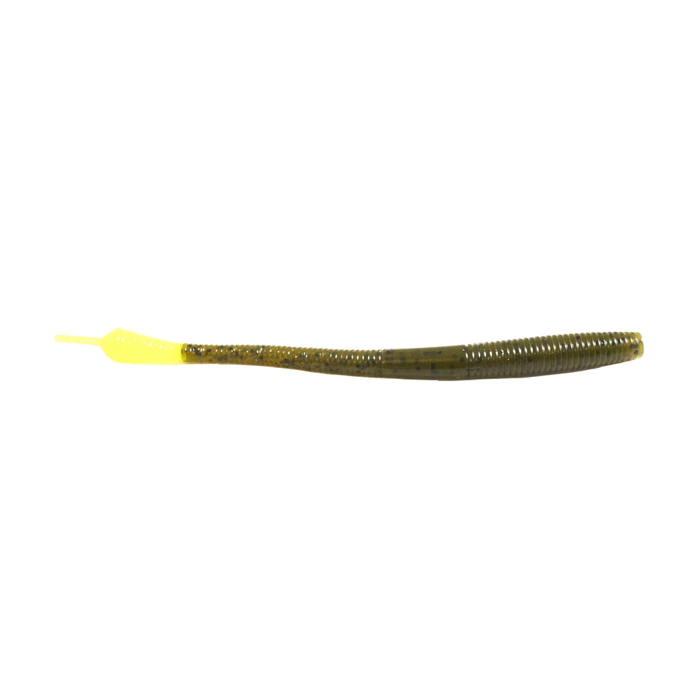 Riot Baits Probe Worm Green Pumpkin Neon / 5 1/2"