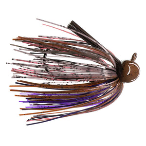 Tour Level Skirted Football Jig 1/2 oz / Super Matt Brown