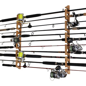 American Cherry 11 Rod Wall & Ceiling Rack