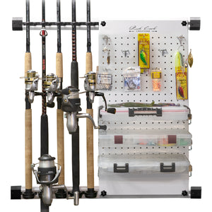 No Limits 5 Fishing Rod and Tackle Storage Wall Unit