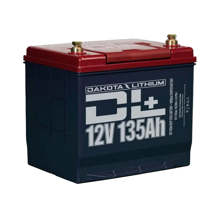 Dakota Lithium DL+ 12V 135AH Dual Purpose Battery DL + 12V 135AH Lithium Dual Purpose Battery