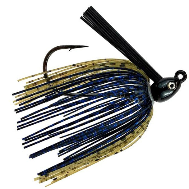 Fitzgerald Fishing Tungsten Swim Jig 1/2 oz / Black/Blue Green Pumpkin