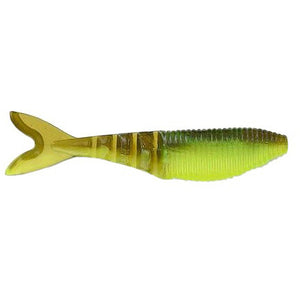 Zako Swimbait 4" / Green Pumpkin/Lemon Laminate