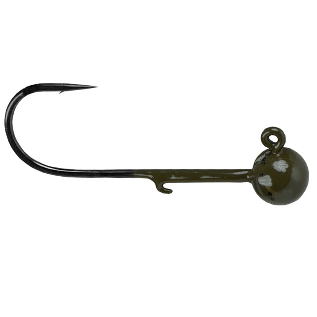 Picasso Lures Tungsten Ball Jig 1/16 oz / Green Pumpkin / 2/0