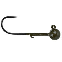 Picasso Lures Tungsten Ball Jig 1/4 oz / Green Pumpkin / 3/0