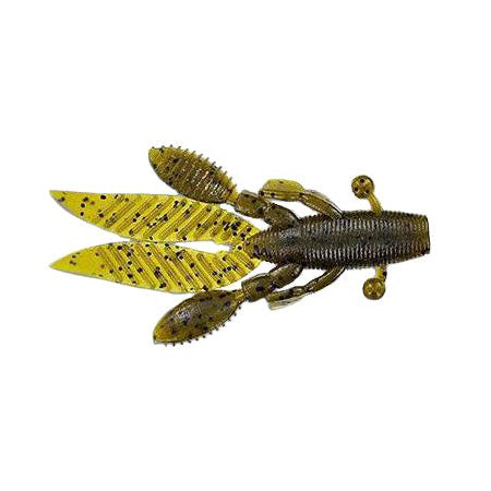 Yamamoto Flappin' Hog 3.75" Green Pumpkin Black / 3 3/4"