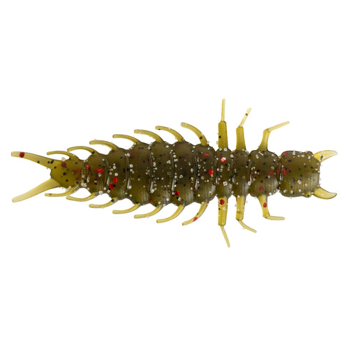 Great Lakes Finesse 2.4" Juicy Hellgrammite Green Pumpkin Red / 2.4" Great Lakes Finesse 2.4" Juicy Hellgrammite Green Pumpkin Red / 2.4"