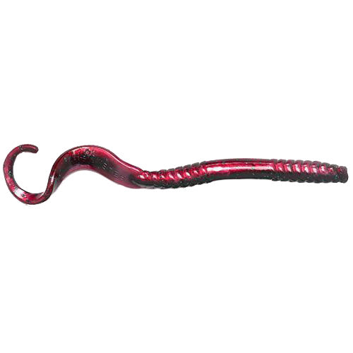Gambler Lures Ribbon Tail Worm 7" / Red Shad Green Glitter Gambler Lures Ribbon Tail Worm 7" / Red Shad Green Glitter