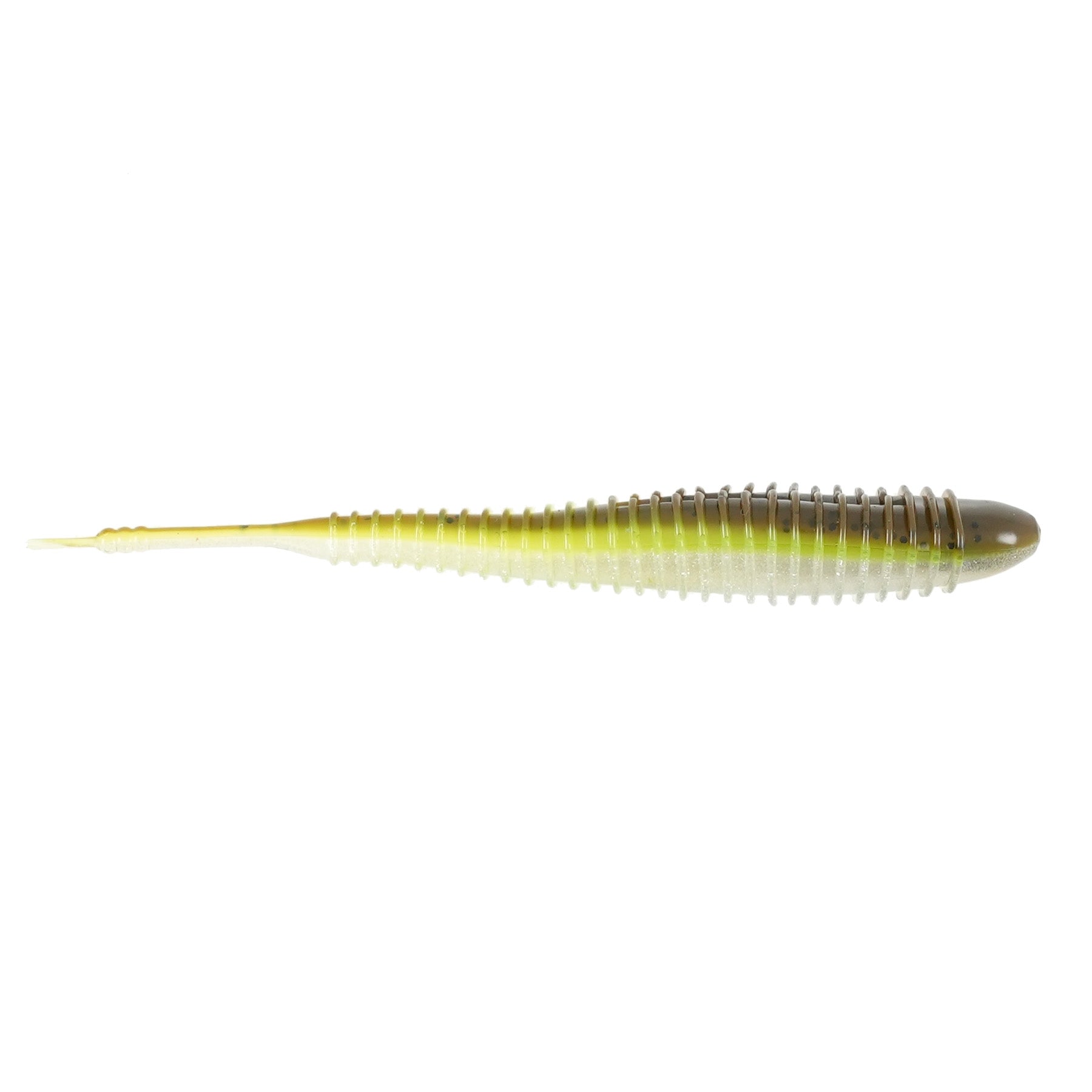 Missile Baits Spunk Shad - 3.5in - Green Pumpkin Delight