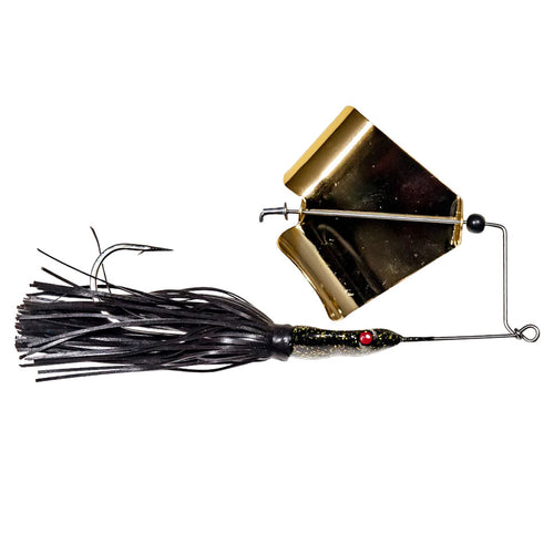 Crock-O-Gator Head Knocker Buzzbait Black/Gold / 1/4 oz Crock-O-Gator Head Knocker Buzzbait Black/Gold / 1/4 oz