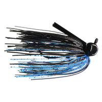 Dirty Jigs Tour Level Skirted Football Jig 1/2 oz / Black & Blue