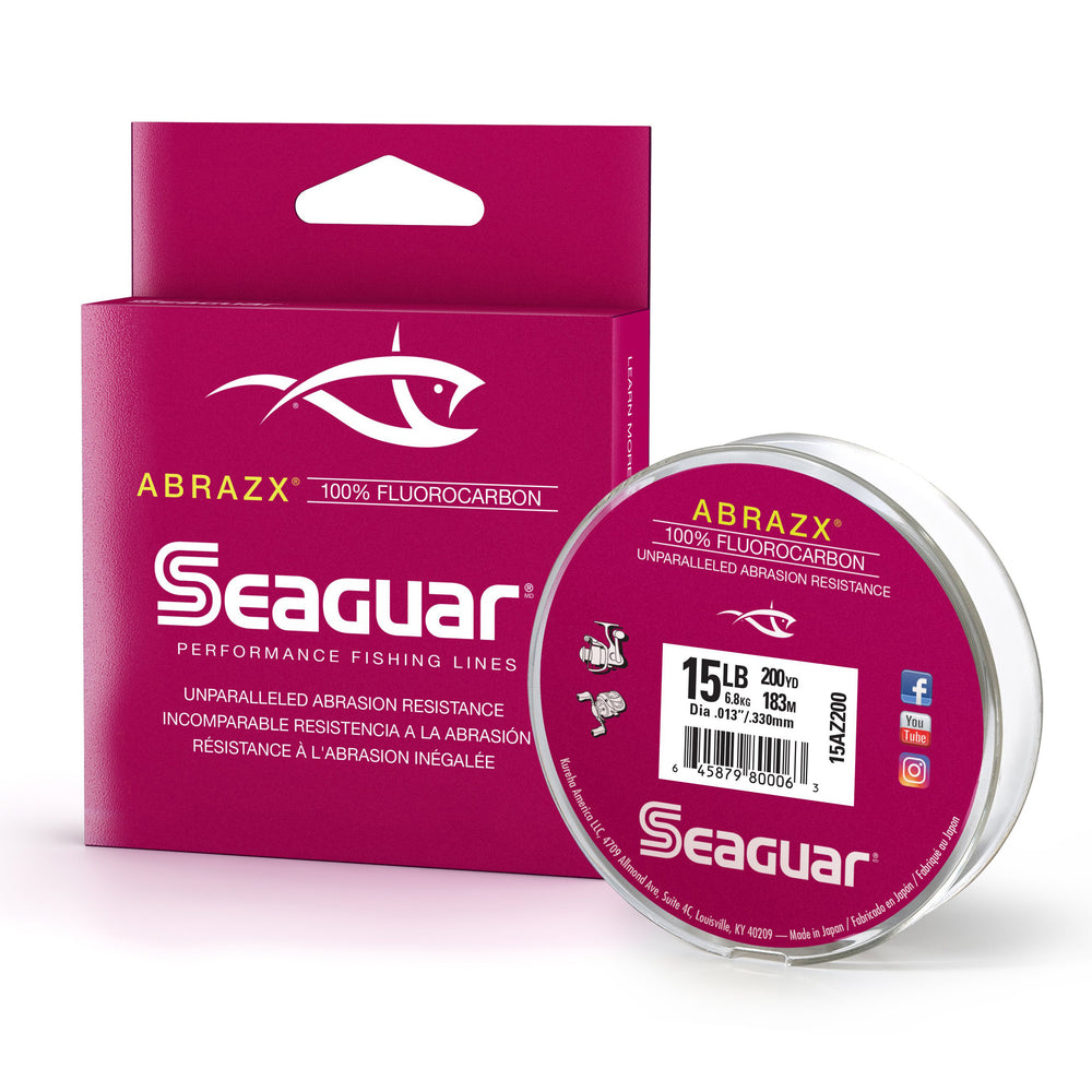 Seaguar AbrazX 100% Fluorocarbon 6lb / Clear