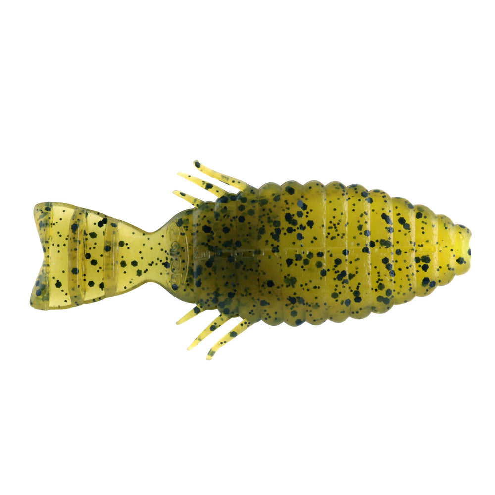 Deps Bull Flat 3" / Green Pumpkin Chartreuse