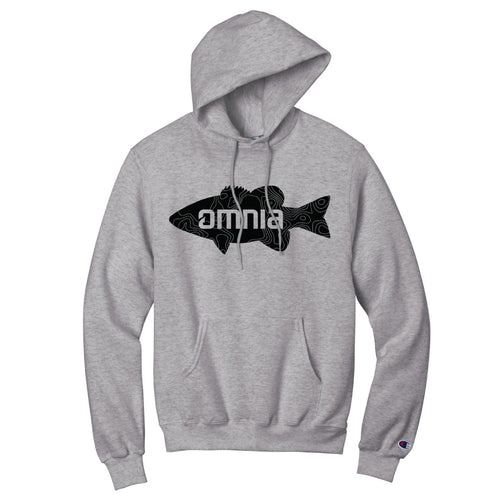 Omnia Fishing Bass Logo Hoody Small Omnia Fishing Bass Logo Hoody Small