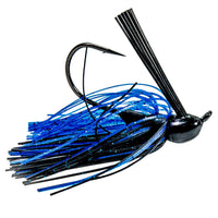 Crock-O-Gator Zapper Jig 1/2 oz / Black & Blue