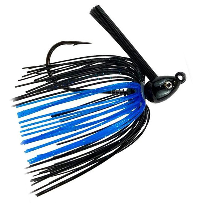 Fitzgerald Fishing Tungsten Swim Jig 3/8 oz / Black/Blue