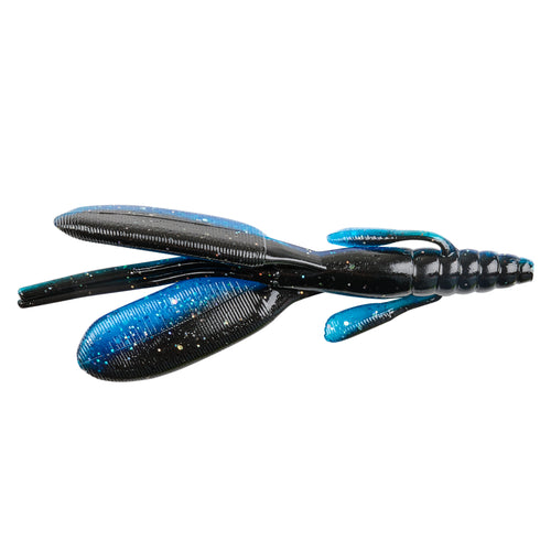 Nories 4.5" Escape Twin Creature Bait Black Blue Reflection / 4 1/2" Nories 4.5" Escape Twin Creature Bait Black Blue Reflection / 4 1/2"