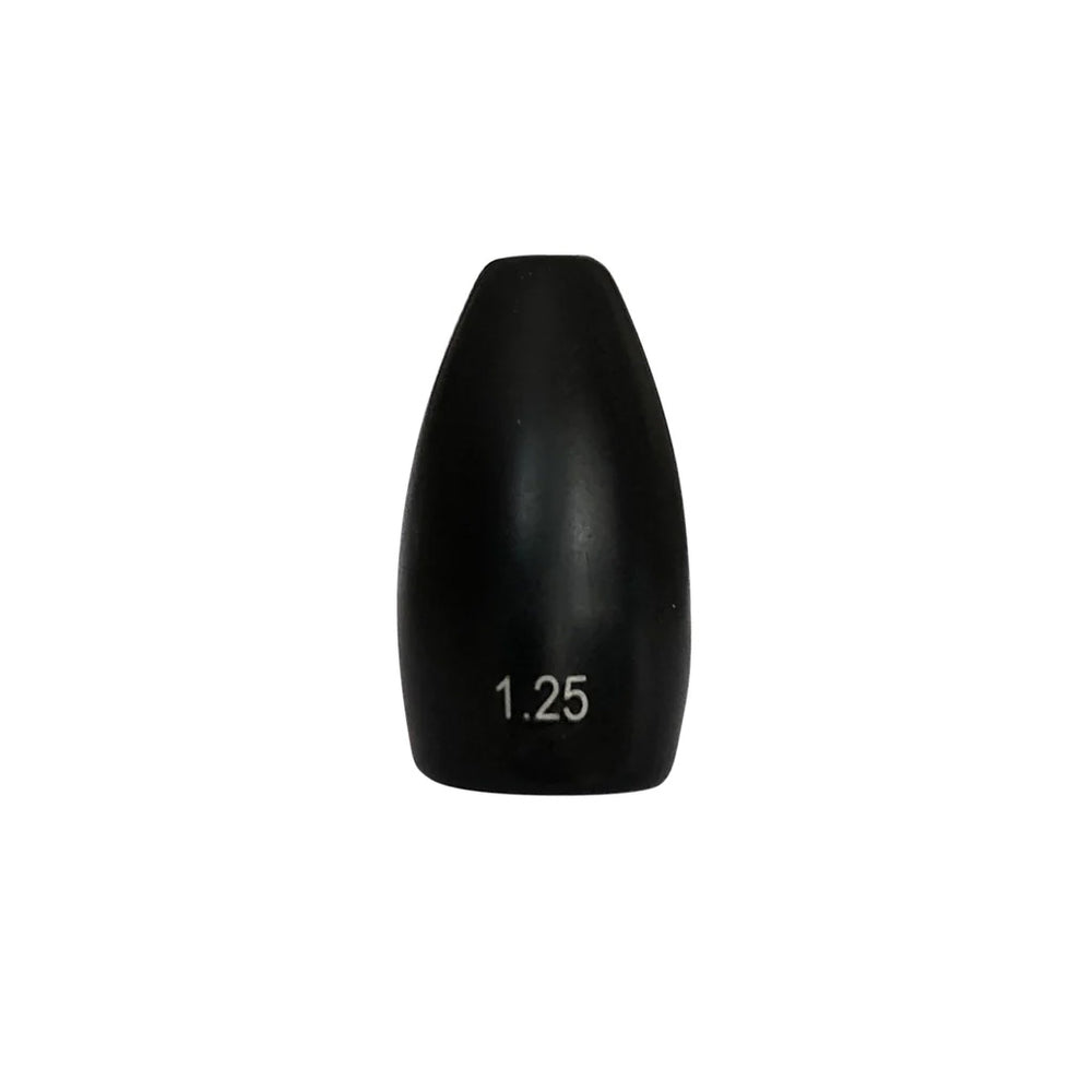 WOO! Tungsten Painted Flipping Weight 1 1/4 oz / Black