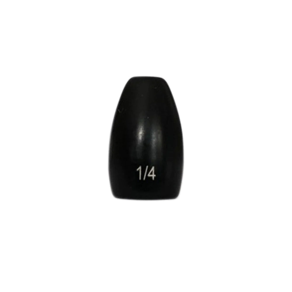WOO! Tungsten Painted Flipping Weight 1/4 oz / Black