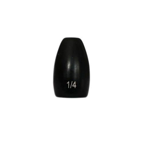 WOO! Tungsten Painted Flipping Weight 1/4 oz / Black WOO! Tungsten Painted Flipping Weight 1/4 oz / Black