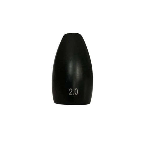 WOO! Tungsten Painted Flipping Weight 2 oz / Black WOO! Tungsten Painted Flipping Weight 2 oz / Black