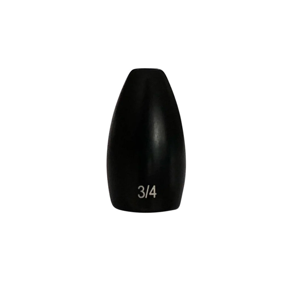 WOO! Tungsten Painted Flipping Weight 3/4 oz / Black