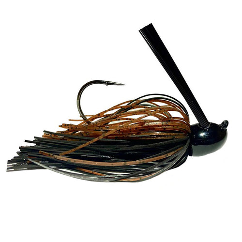 Crock-O-Gator Zapper Jig 1/2 oz / Black & Brown Crock-O-Gator Zapper Jig 1/2 oz / Black & Brown