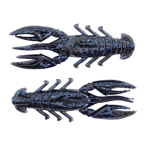 Xzone Lures Stealth Finesse Series 2.5" Scented Stealth Craw Black Blue Flake / 2 1/2" Xzone Lures Stealth Finesse Series 2.5" Scented Stealth Craw Black Blue Flake / 2 1/2"