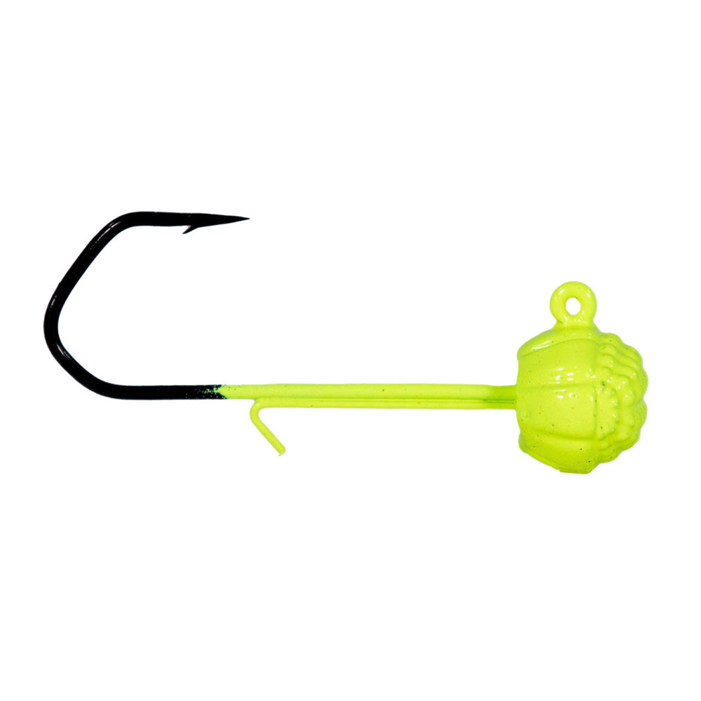 All-Terrain Tackle Hail Mary Ned Head Jig 1/8 oz / Chartreuse