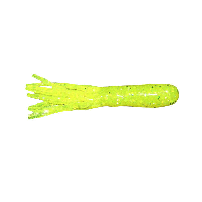 Xzone Lures 3.75" X-Tube Chartreuse Bomb / 3 3/4"